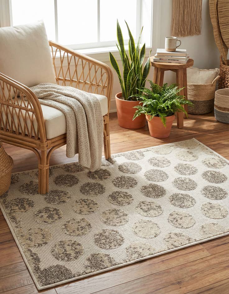 Detail image of  2' x 3'  Washable Sabrina Soto Indoor / Outdoor Rug