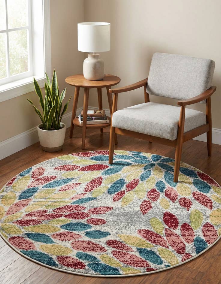 Detail image of  4' 1 x 4' 1 Charleston Round Rug