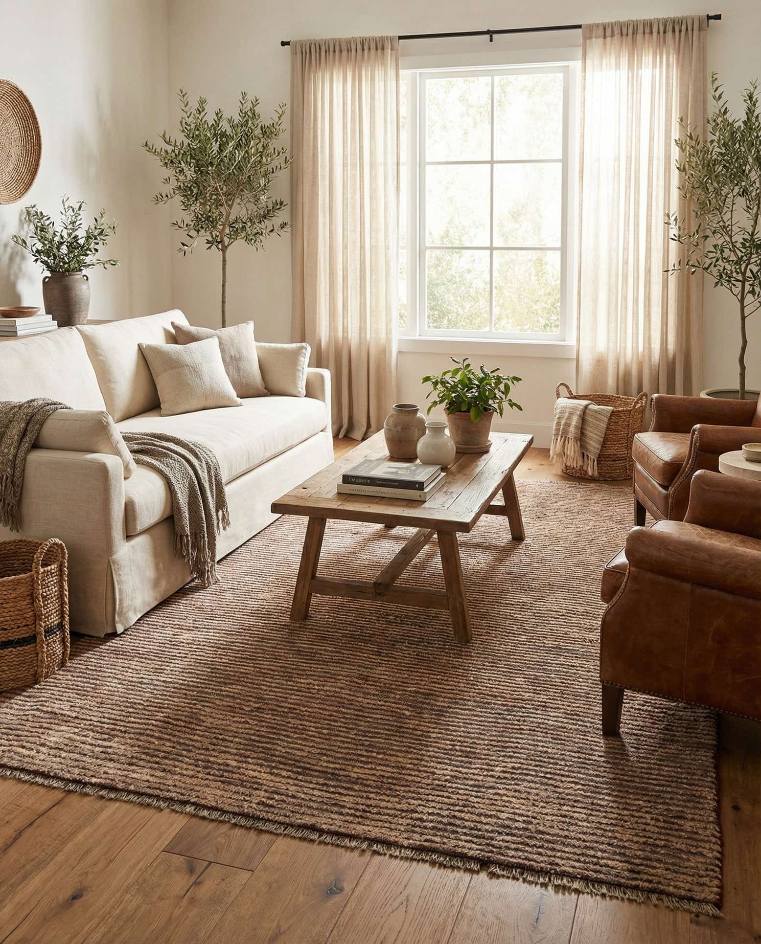 5' 5 x 7' 9 Hand Knotted Moroccan Wool Rug