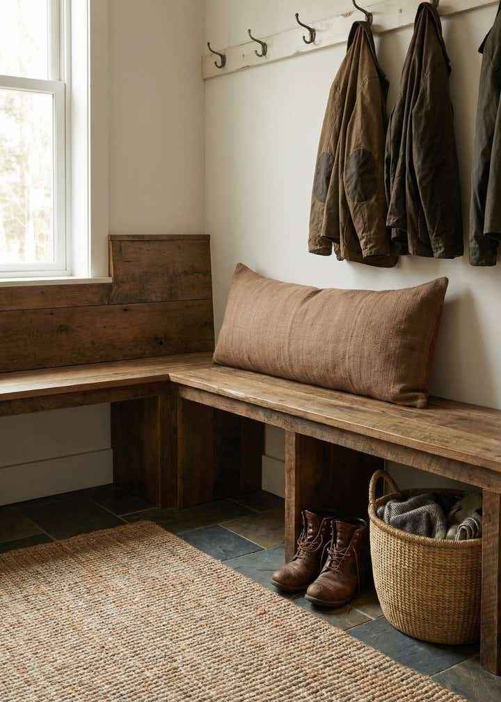 2' 4 x 2' 6 Hand Woven Pillow Wool Runner Rug