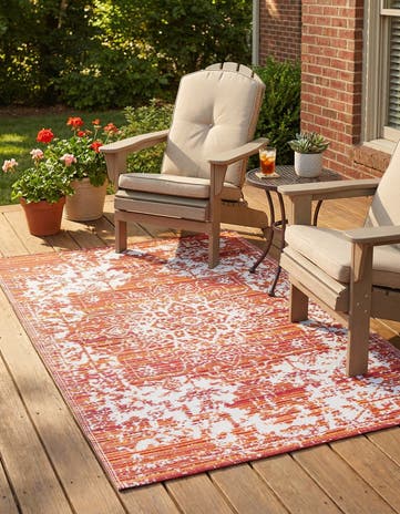 4' x 6' Easy-Clean Vista Breeze Indoor / Outdoor Rug