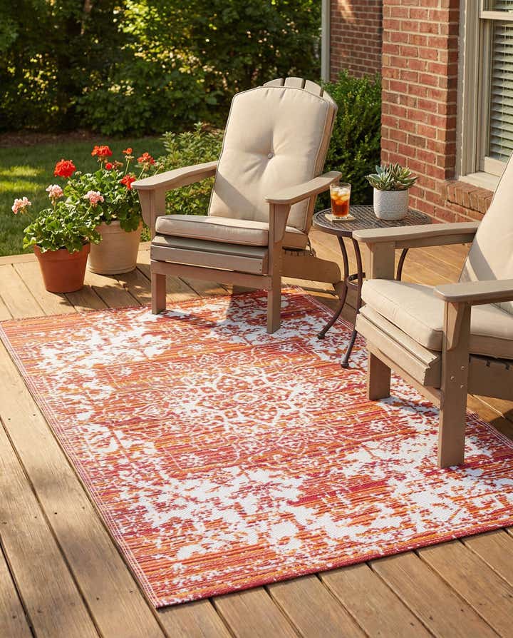 4' x 6' Easy-Clean Vista Breeze Indoor / Outdoor Rug