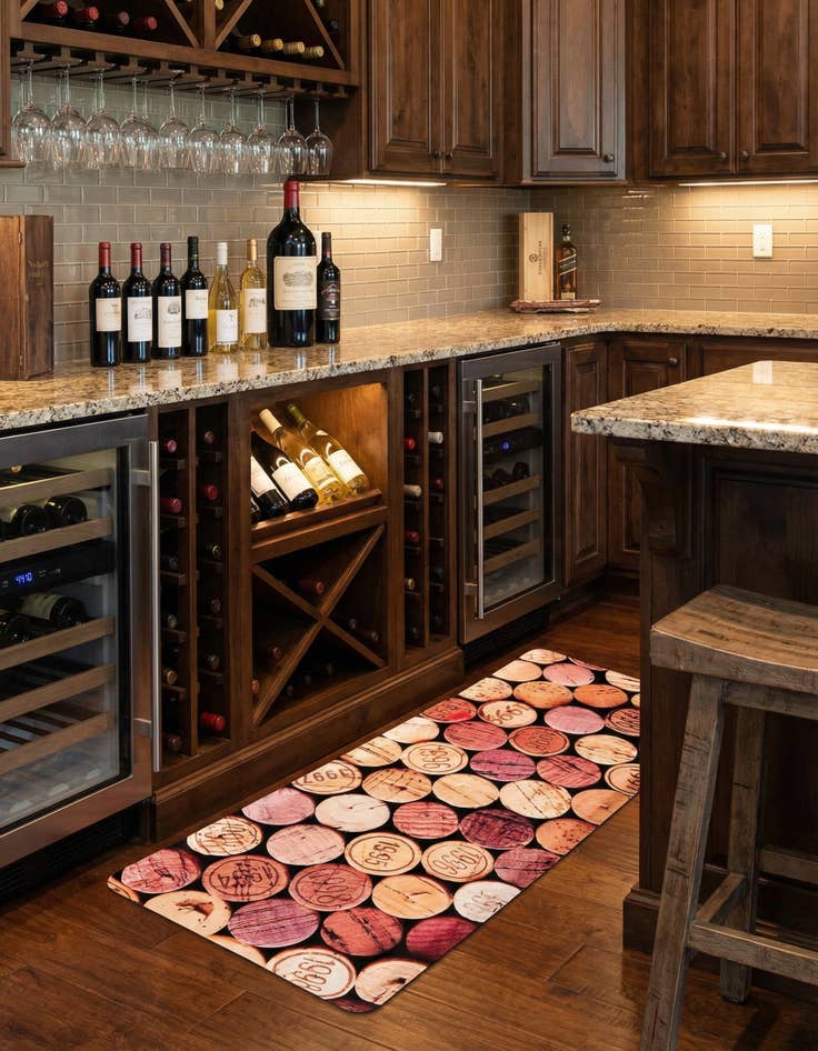 Detail image of 2' x 5' Wine Cork Anti-Fatigue Comfort Mat