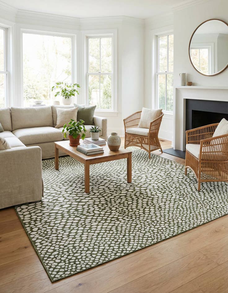 Detail image of 10' 8 x 10' 8  Washable Jill Zarin Cape Town Indoor / Outdoor Square Rug