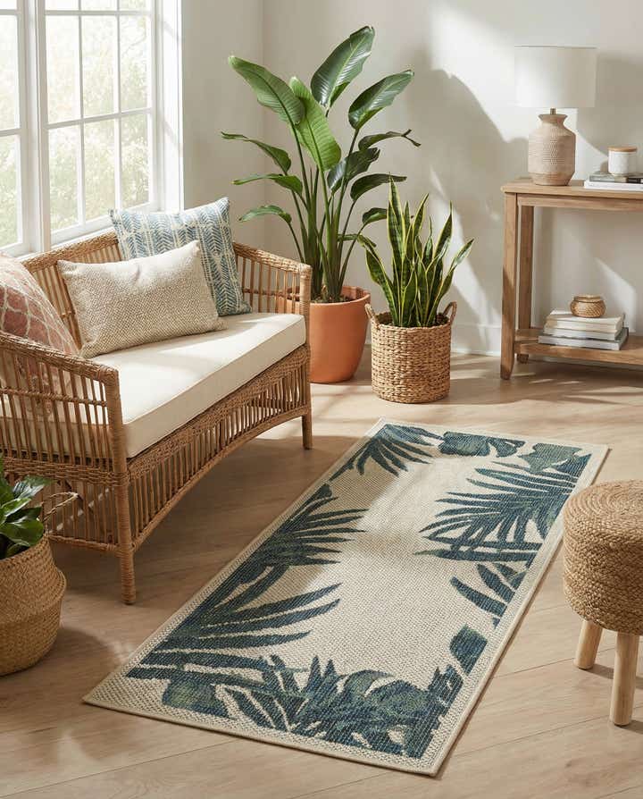 2' x 4' Easy-Clean Baja Indoor / Outdoor Runner Rug