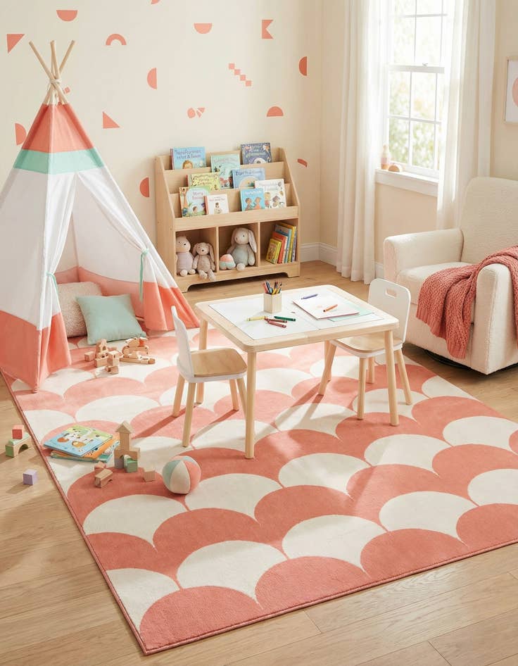 Detail image of 7' 10 x 10' Whimsy Kids Rug