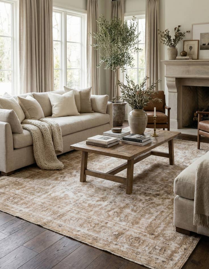 Detail image of  9' 5 x 12' 7  Hand Knotted Ultra Vintage Persian Wool Rug