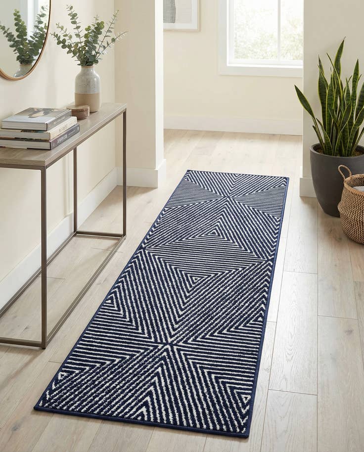 Detail image of 2' x 6' Easy-Clean Sabrina Soto Indoor / Outdoor Runner Rug