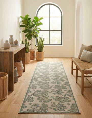 2' 7 x 12' Easy-Clean Baja Indoor / Outdoor Runner Rug