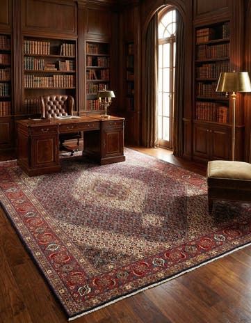 7' 11 x 11' Tabriz Mahi Rug