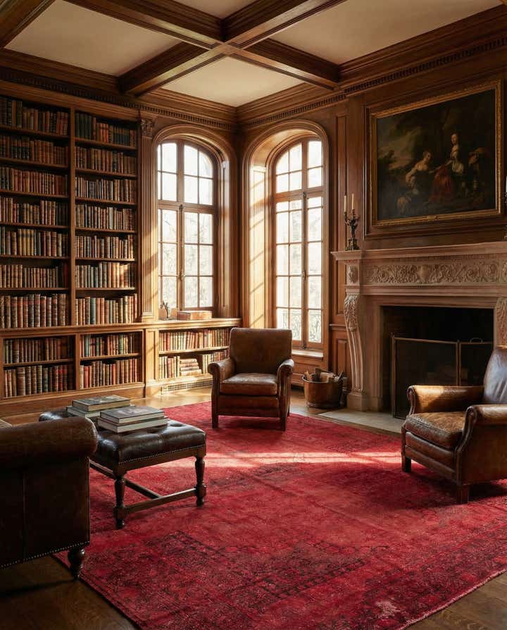 8' x 11' 7 Hand Knotted Ultra Vintage Persian Wool Rug