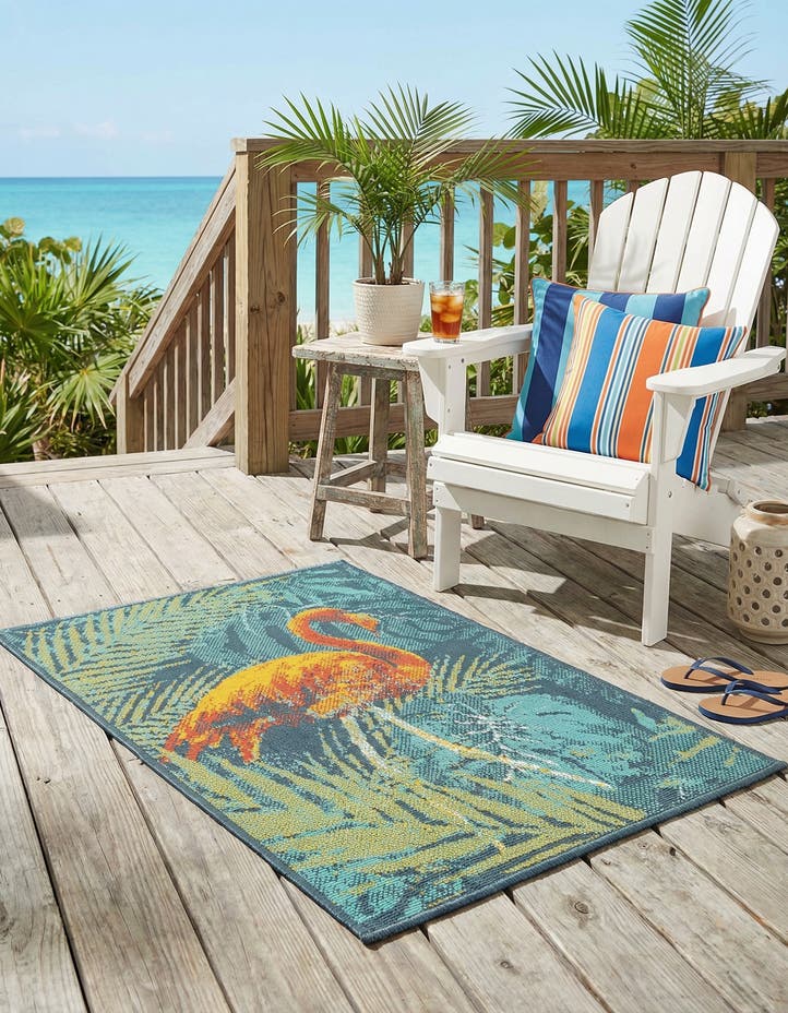 2' x 3' Easy-Clean Coastal Indoor / Outdoo...