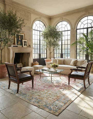 9' 6 x 10' 10 Vintage Royal Wool Rug