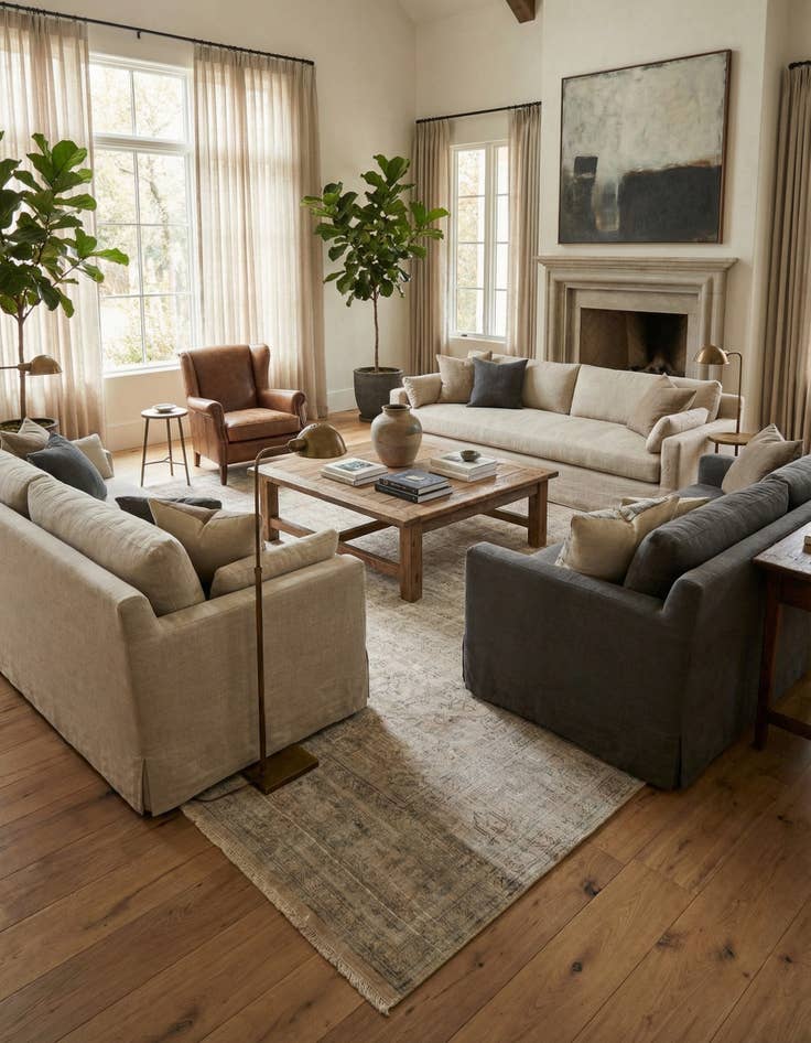 Detail image of 9' 6 x 12' 10  Hand Knotted Ultra Vintage Persian Wool Rug