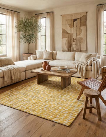 6' x 9' Hand Knotted Moroccan Wool Rug