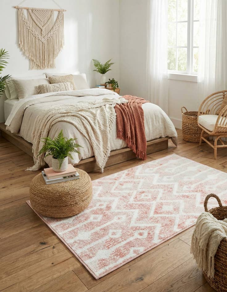 Detail image of 2' x 3' Bohemian Trellis Rug