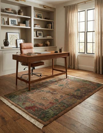 3' 1 x 4' 11 Hand Knotted Nepal Wool Rug