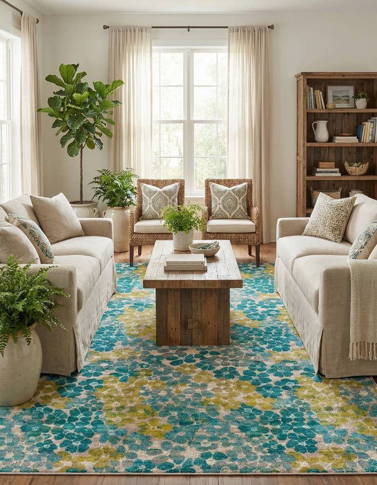 Detail image of 10' x 14' Azalea Rug