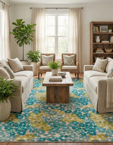 Blue Azalea Rug