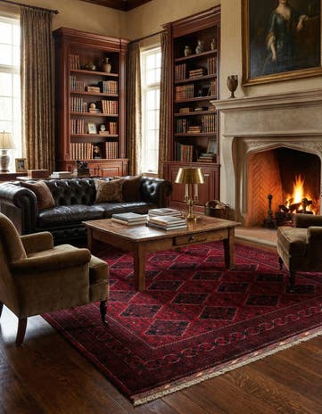 8' 6 x 11' 2 Hand Knotted Khal Mohammadi Wool Rug