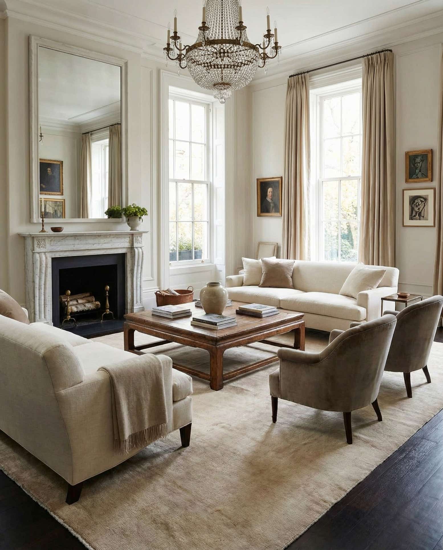 11' 9 x 15' Hand Knotted Oushak Wool Rug