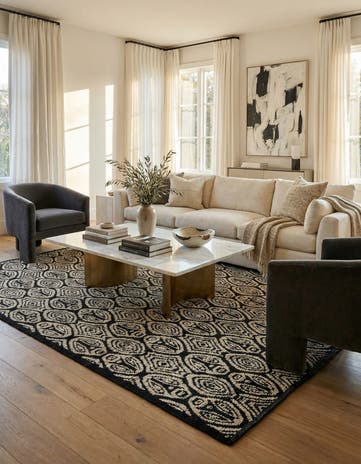 8' 2 x 10' 1 Hand Knotted Moroccan Wool Rug