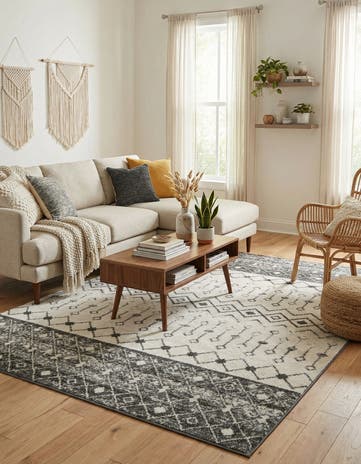 6' x 9' Moroccan Trellis Rug