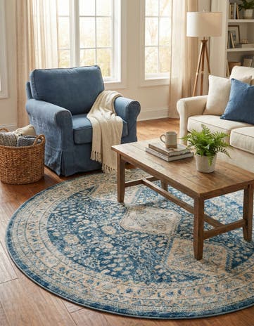 5' 3 x 5' 3 Newport Round Rug