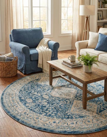 5' 3 x 5' 3 Newport Round Rug
