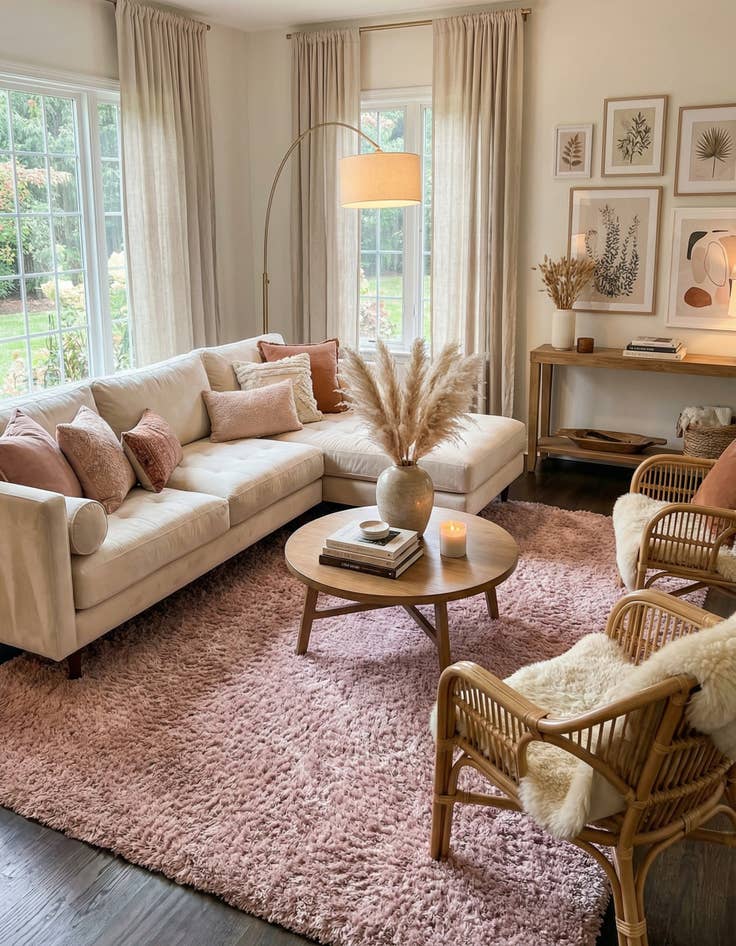 Detail image of 10' x 13' Infinity Shag Rug