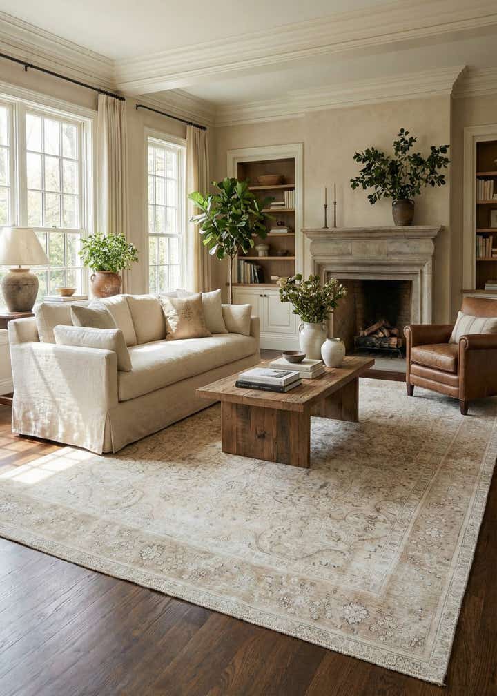 9' 4 x 12' 6 Hand Knotted Ultra Vintage Persian Wool Rug