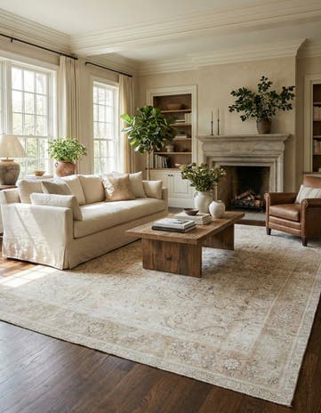 9' 4 x 12' 6 Hand Knotted Ultra Vintage Persian Wool Rug