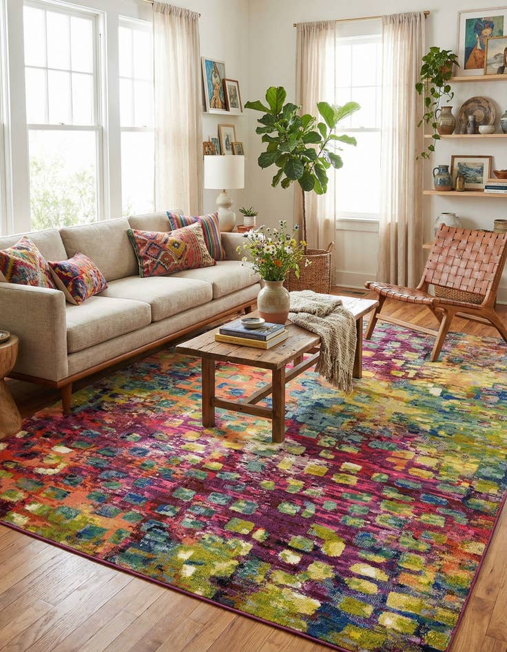 Detail image of  9' x 12' 2  Washable Sevilla Rug