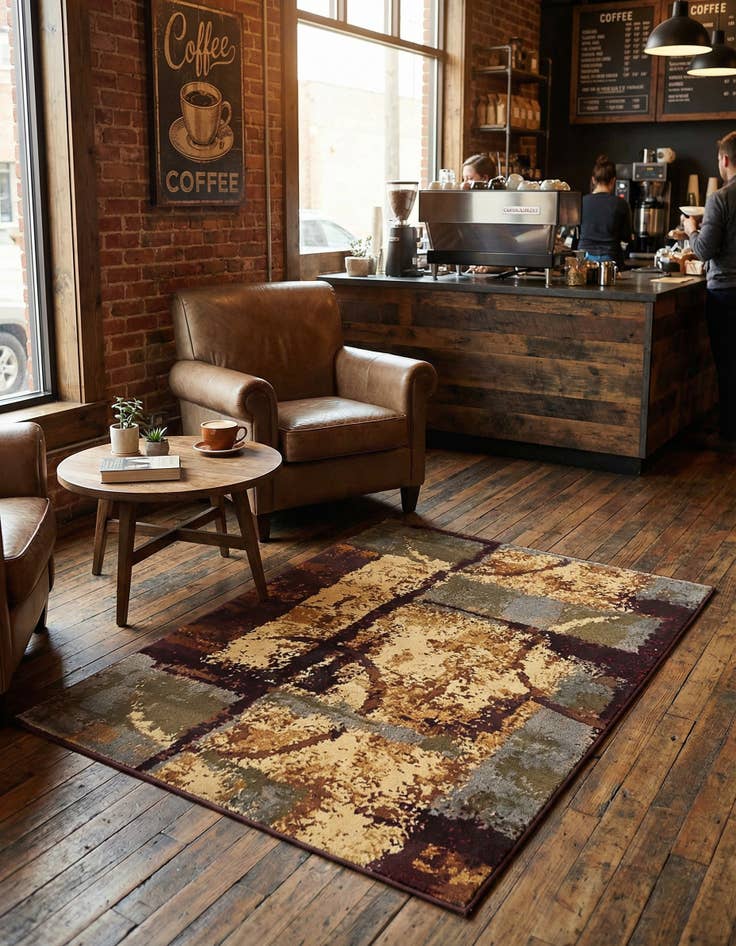 Detail image of 2' x 3' Coffee Shop Rug