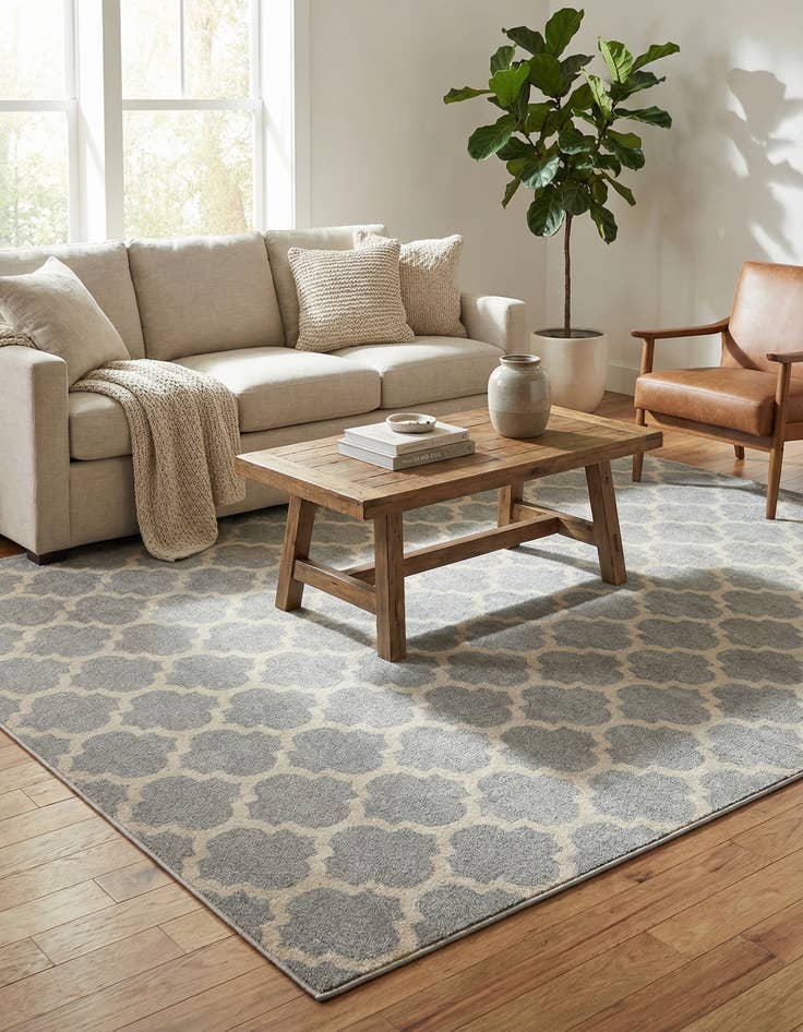 Detail image of  10' x 13' Lattice Rug