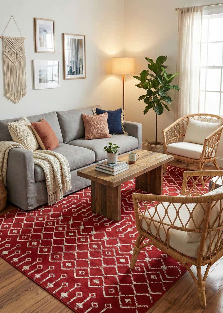 6' x 9' Kasbah Trellis Rug