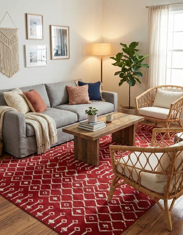 6' x 9' Kasbah Trellis Rug