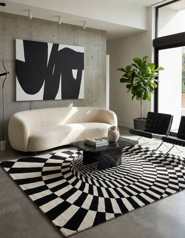 Detail image of  7' 10 x 10' Vortex Wool Rug