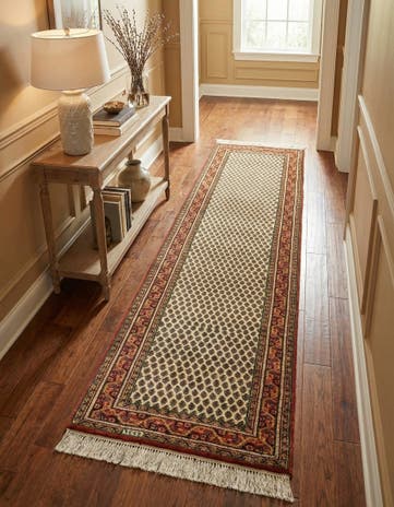 2' 8 x 11' 4 Hand Knotted Mir Wool Runner Rug