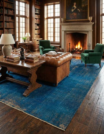 10' 2 x 12' 6 Hand Knotted Ultra Vintage Persian Wool Rug