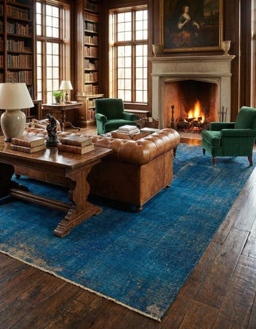 10' 2 x 12' 6 Hand Knotted Ultra Vintage Persian Wool Rug