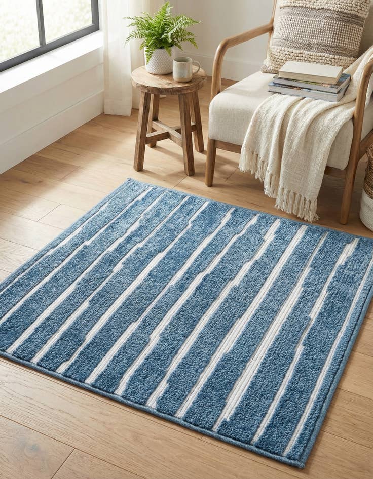 Detail image of 1' 8 x 1' 8  Washable Sabrina Soto Ola Indoor / Outdoor Sample Rug