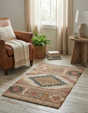 Hand Woven Kilim Jute Rug