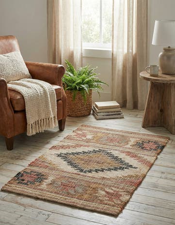 Hand Woven Kilim Jute Rug