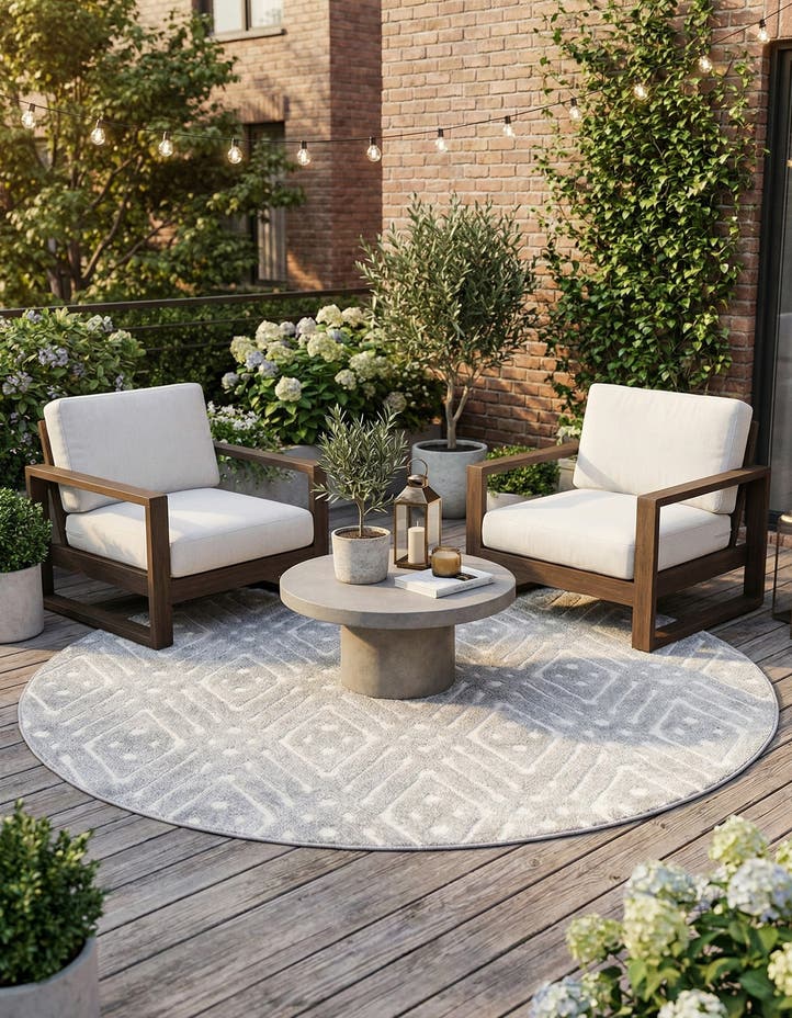 8' x 8' Easy-Clean Sabrina Soto Ella Indoo...