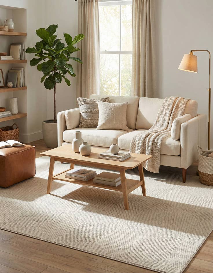 Detail image of  7' 10 x 7' 10  Washable Sabrina Soto Indoor / Outdoor Square Rug