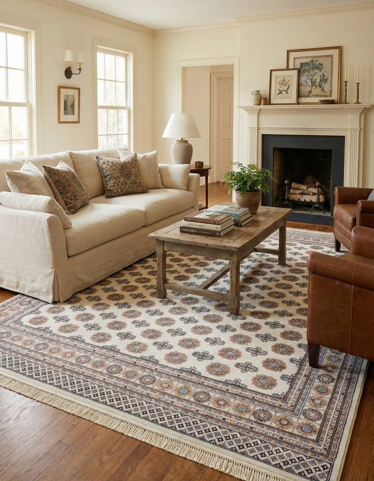 Detail image of  9' x 12' Bokhara Rug