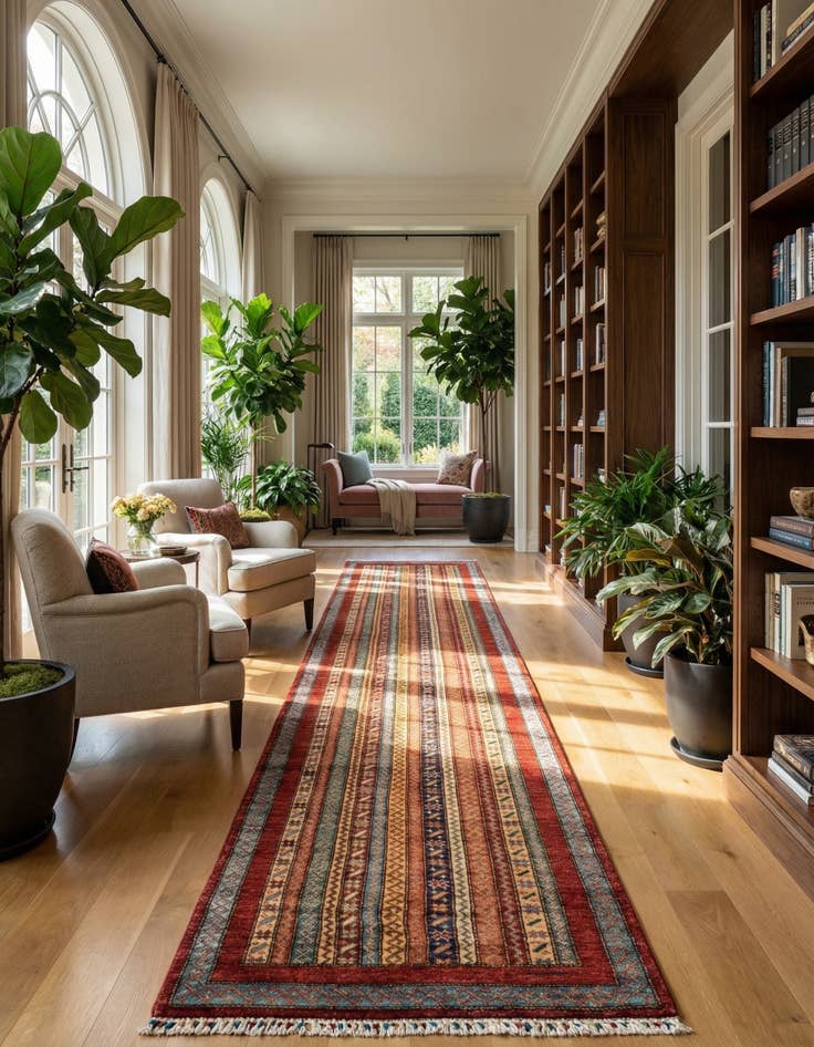 Detail image of 2' 6 x 11' 2 Schall Wool Runner Rug