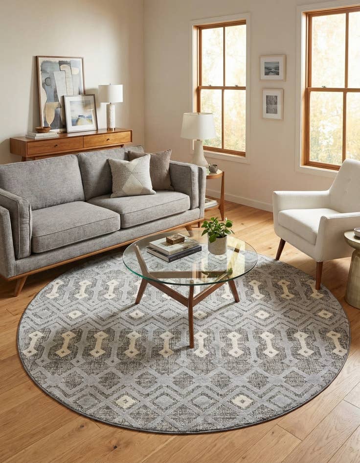 Detail image of 7' x 7' Arlo Round Rug