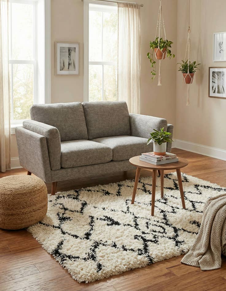 Detail image of  4' x 6' Infinity Shag Rug